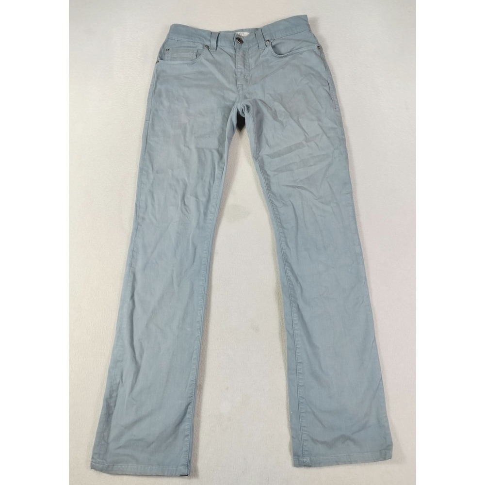 Fidelity Impala Jeans Mens 30 Blue Havana Twill Straight Stretch Denim Casual